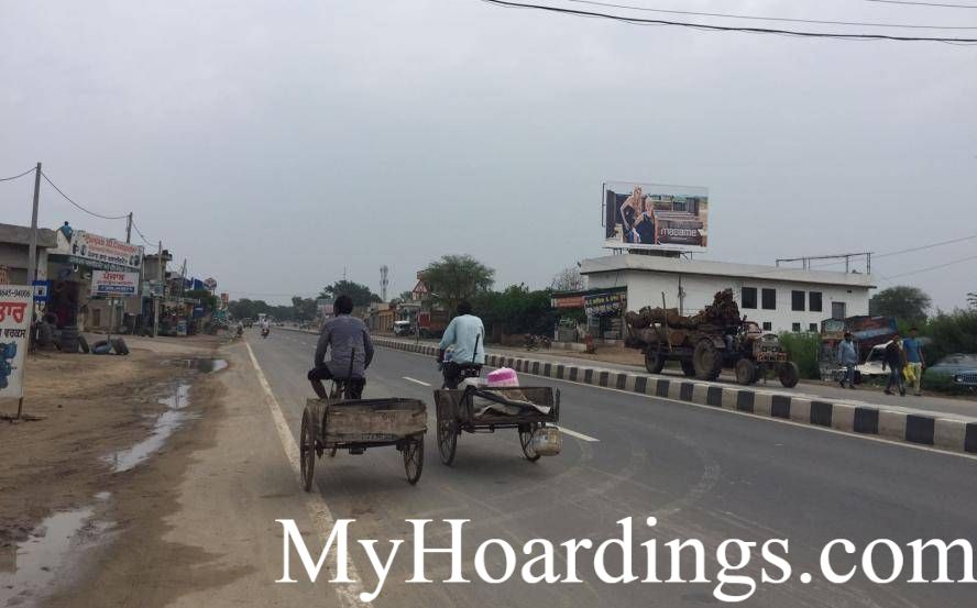 OOH Hoardings Agency in India, Highway Hoardings Advertising at Bathinda Chowk Bus Stand Road in Mansa, Hoardings Agency in  Mansa